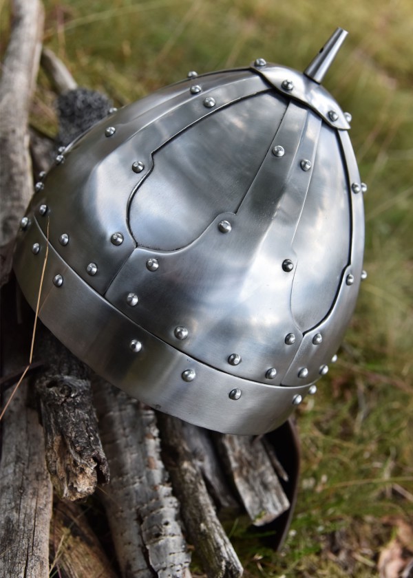 Casque à pinces avec volets de joues et lunette, acier 2 mm