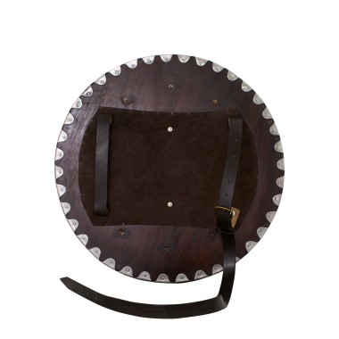 Bouclier rond viking en bois