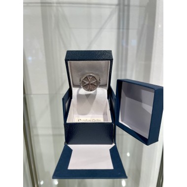 Bague Croix Templière, argent 925