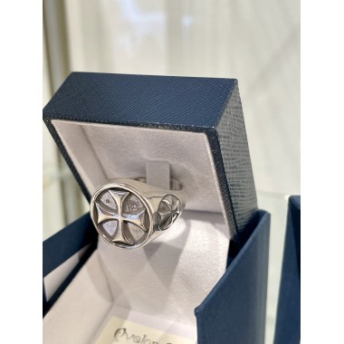 Bague Croix Templière, argent 925
