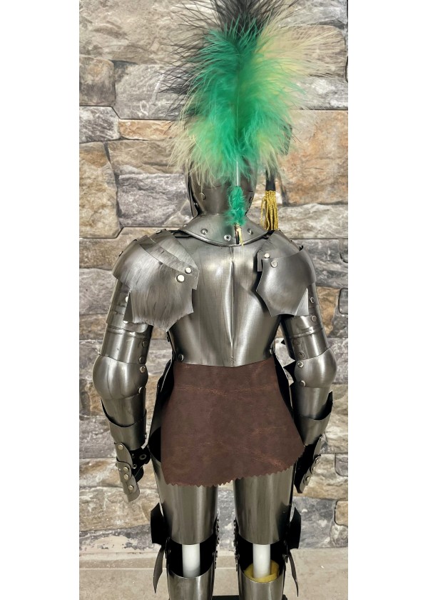 Miniature de l'Armure Médiévale (acier clair)