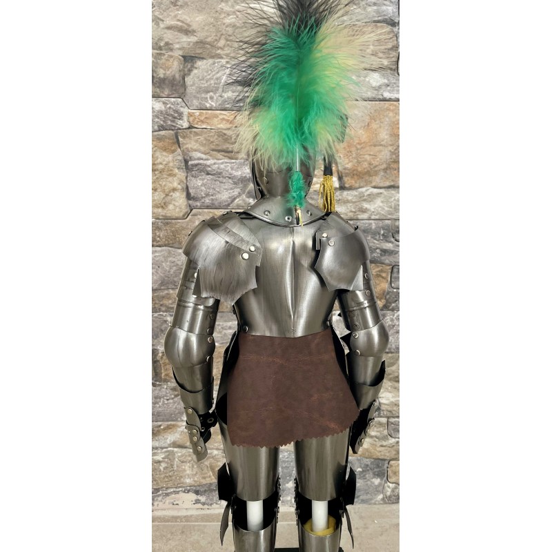 Miniature de l'Armure Médiévale (acier clair)