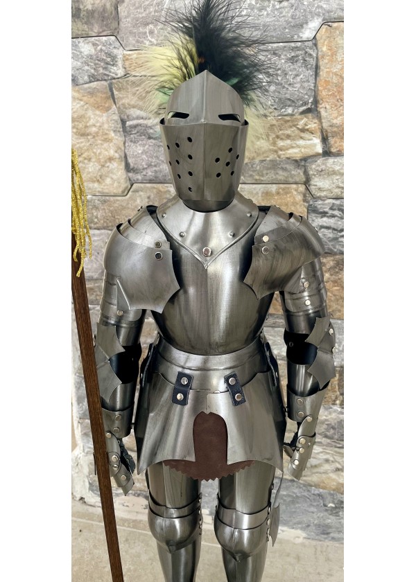 Miniature de l'Armure Médiévale (acier clair)