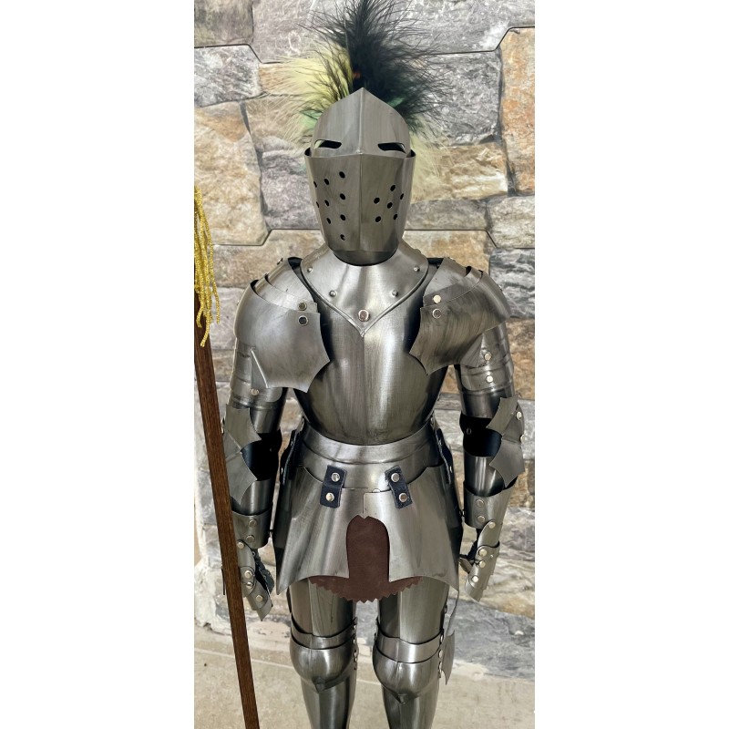 Miniature de l'Armure Médiévale (acier clair)