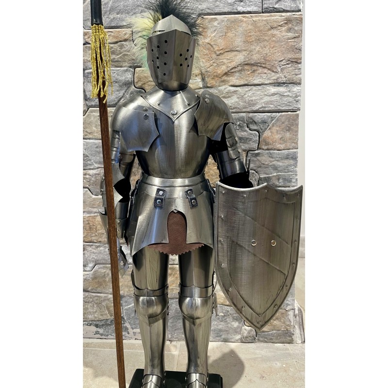 Miniature de l'Armure Médiévale (acier clair)