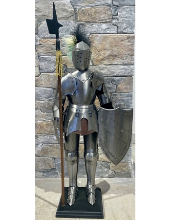 Miniature de l'Armure Médiévale (acier clair)