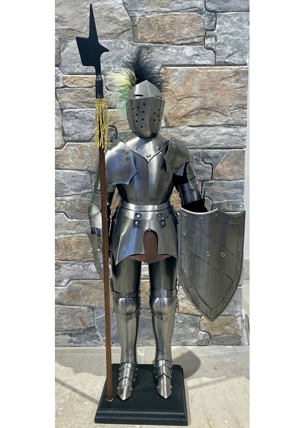 Miniature de l'Armure Médiévale (acier clair)