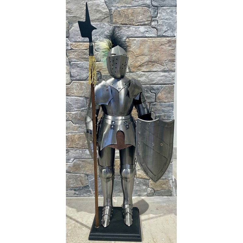 Miniature de l'Armure Médiévale (acier clair)