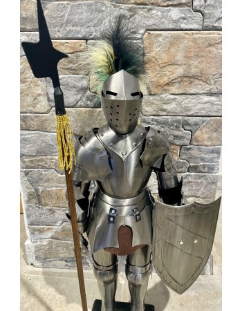 Miniature de l'Armure Médiévale (acier clair)