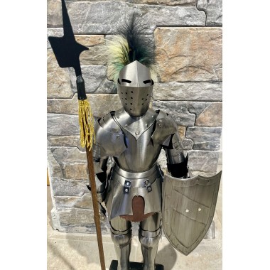 Miniature de l'Armure Médiévale (acier clair)