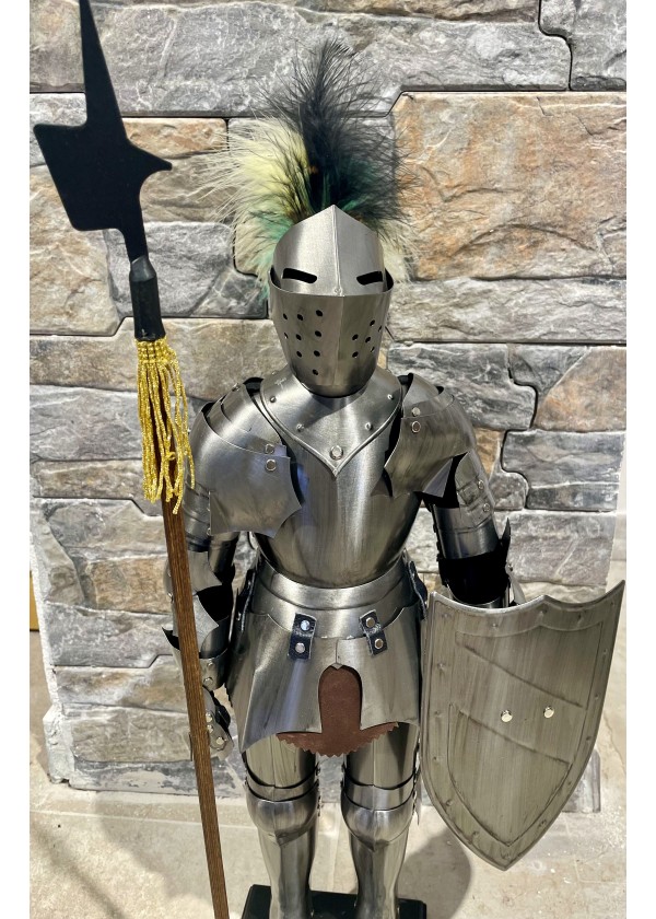 Miniature de l'Armure Médiévale (acier clair)