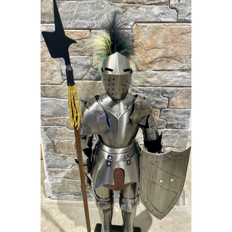 Miniature de l'Armure Médiévale (acier clair)