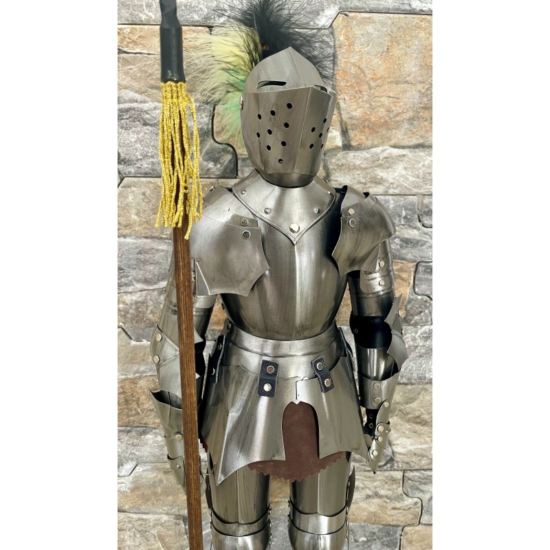 Miniature de l'Armure Médiévale (acier clair)