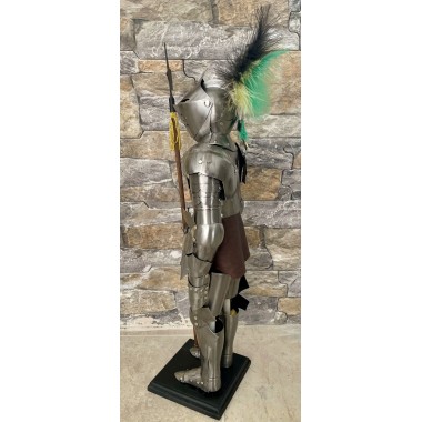 Miniature de l'Armure Médiévale (acier clair)