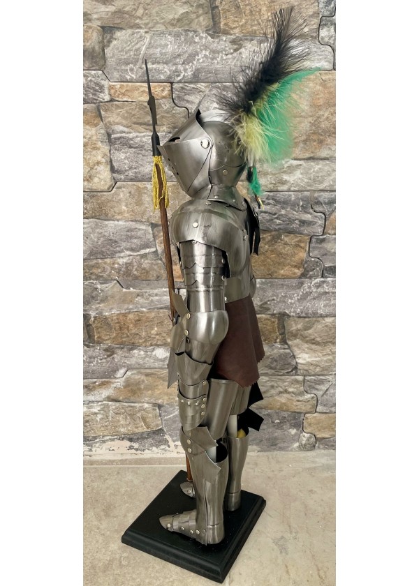 Miniature de l'Armure Médiévale (acier clair)
