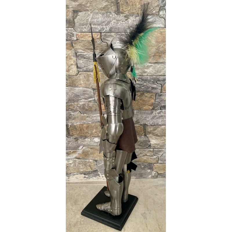 Miniature de l'Armure Médiévale (acier clair)