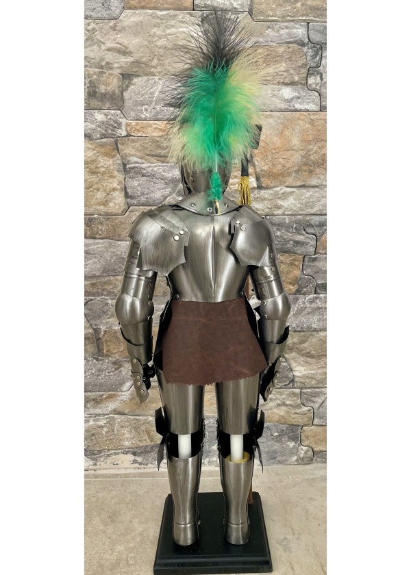 Miniature de l'Armure Médiévale (acier clair)