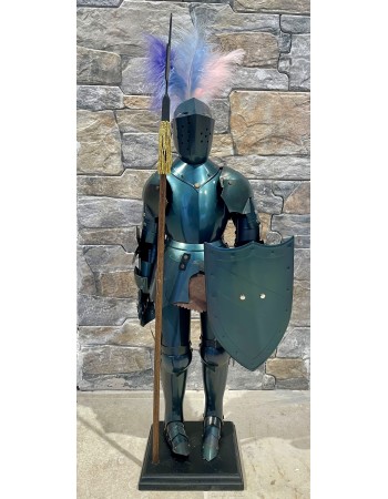 Miniature de l'Armure Médiévale (acier sombre)