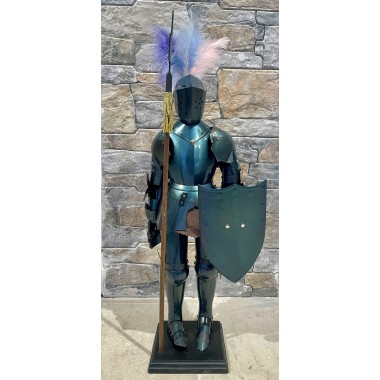 Miniature de l'Armure Médiévale (acier sombre)