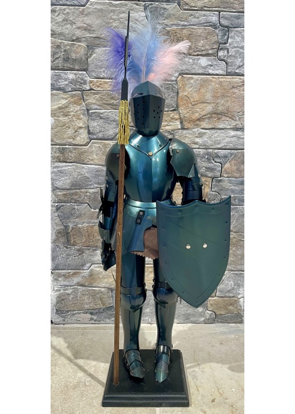 Miniature de l'Armure Médiévale (acier sombre)