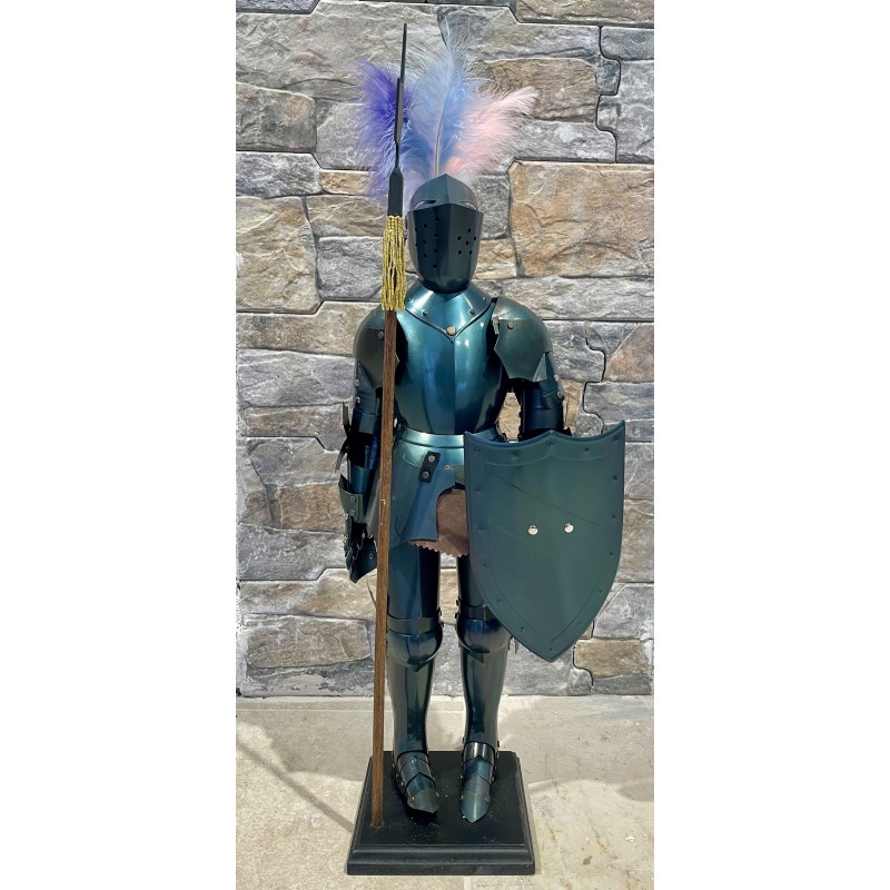 Miniature de l'Armure Médiévale (acier sombre)