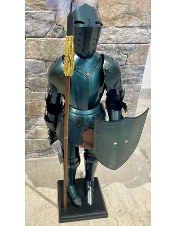 Miniature de l'Armure Médiévale (acier sombre)
