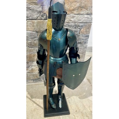Miniature de l'Armure Médiévale (acier sombre)