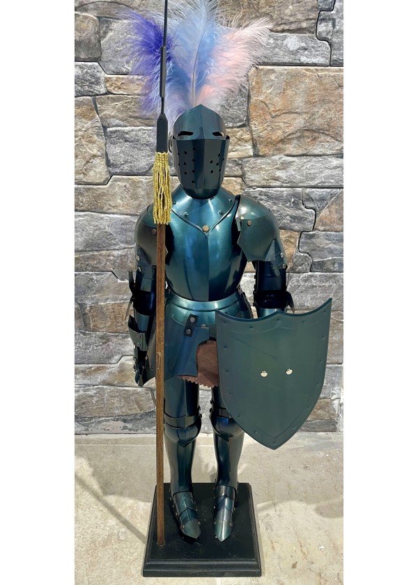 Miniature de l'Armure Médiévale (acier sombre)
