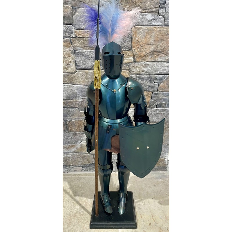 Miniature de l'Armure Médiévale (acier sombre)