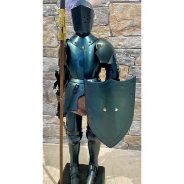 Miniature de l'Armure Médiévale (acier sombre)