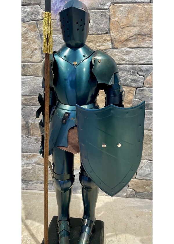 Miniature de l'Armure Médiévale (acier sombre)