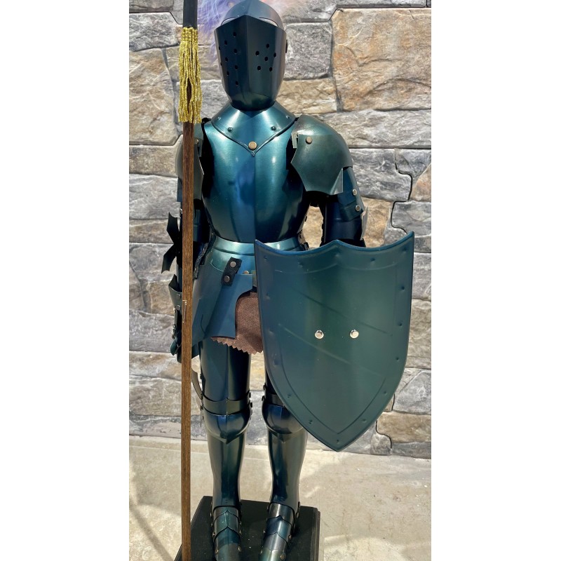 Miniature de l'Armure Médiévale (acier sombre)