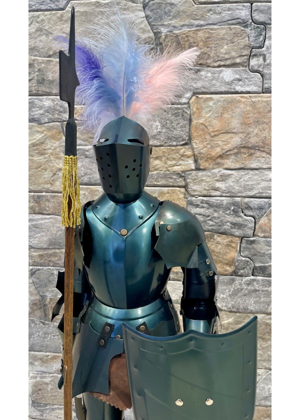 Miniature de l'Armure Médiévale (acier sombre)