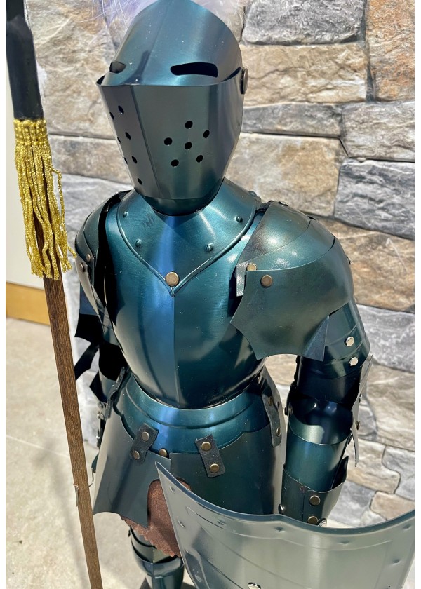 Miniature de l'Armure Médiévale (acier sombre)