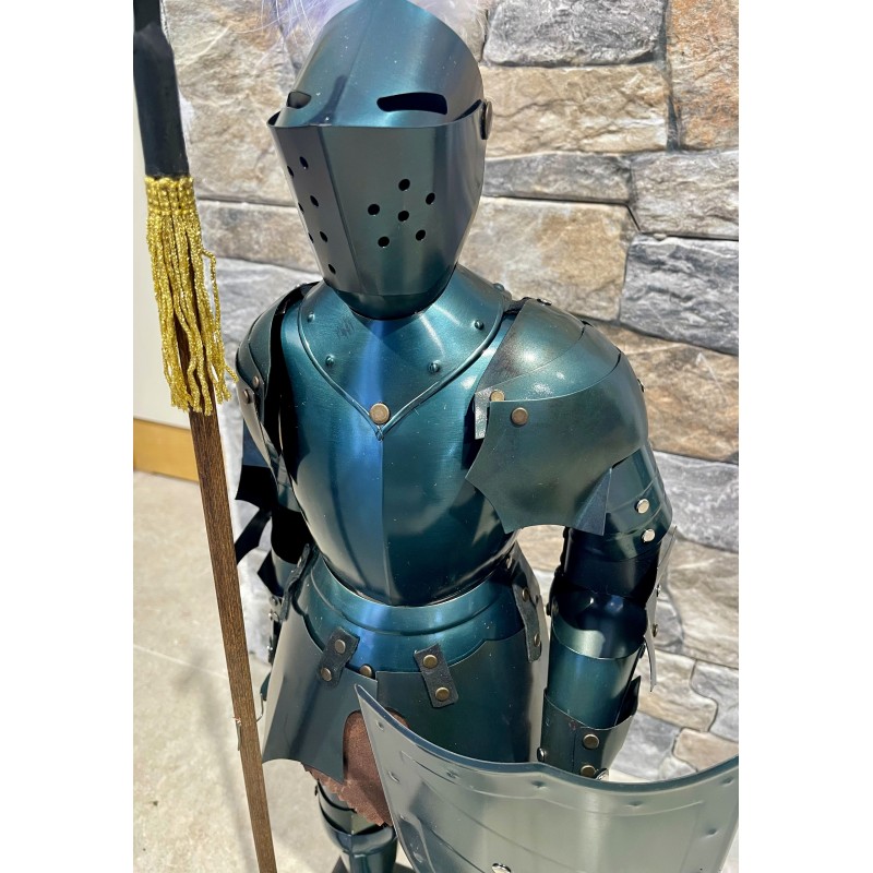 Miniature de l'Armure Médiévale (acier sombre)