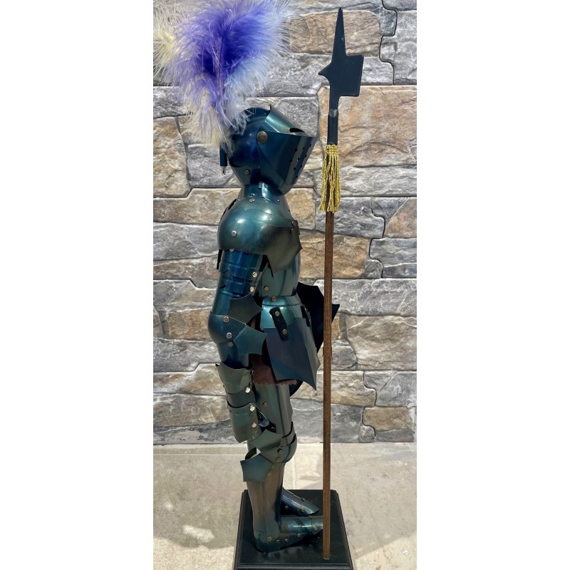 Miniature de l'Armure Médiévale (acier sombre)