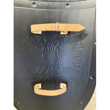 Bouclier Médiévale Avec Aigle Biceps