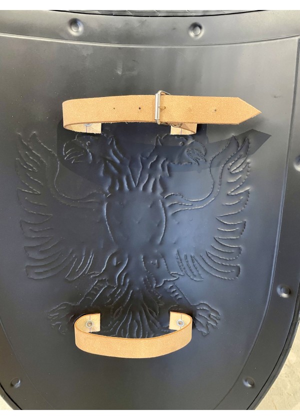 Bouclier Médiévale Avec Aigle Biceps