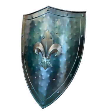 Bouclier Européen - Bouclier symbole de bleuet