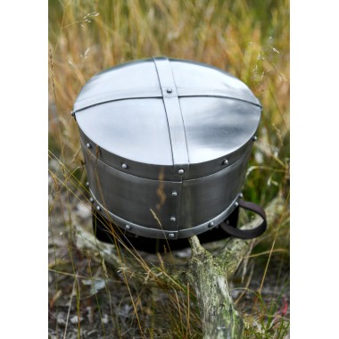 Casque de templier, acier 1.6mm