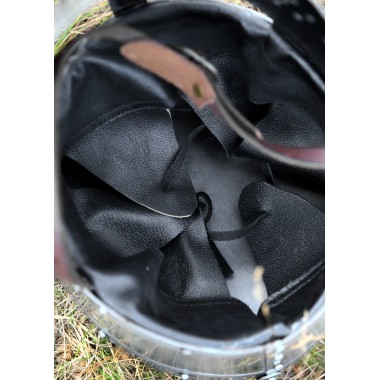 Casque de templier, acier 1.6mm