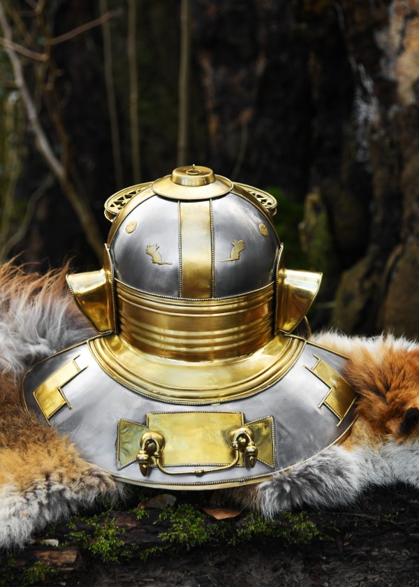 Casque Romain Italic 'H'