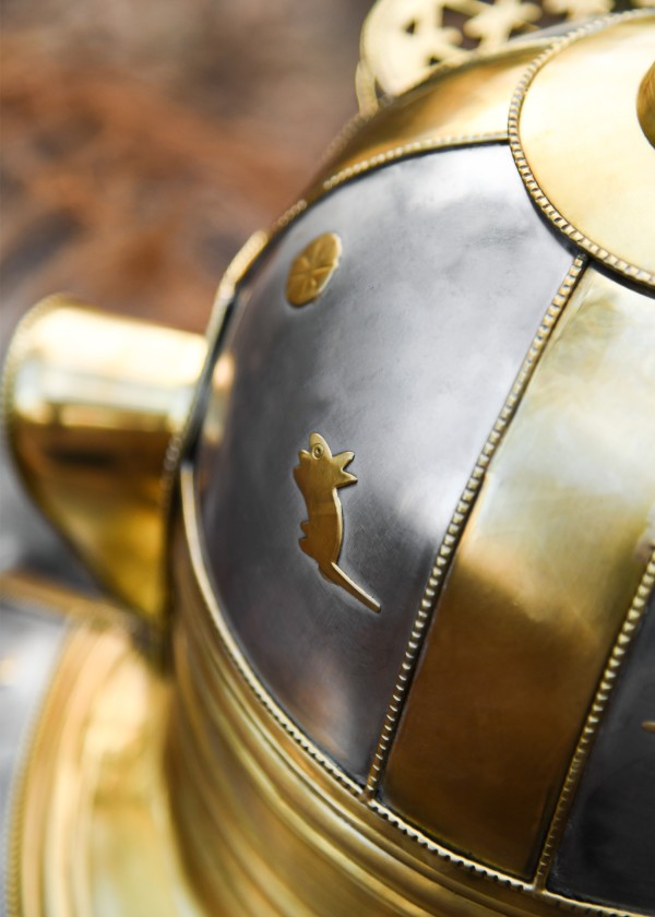 Casque Romain Italic 'H'