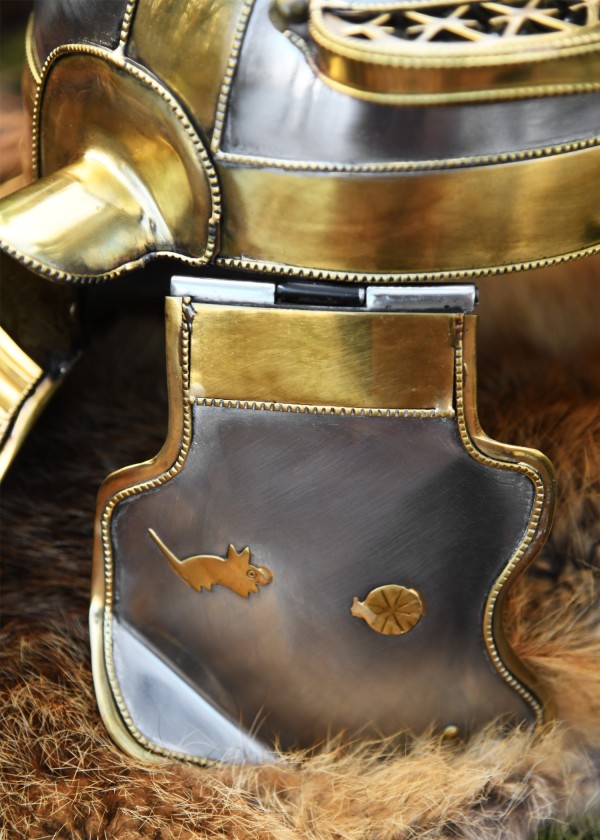 Casque Romain Italic 'H'