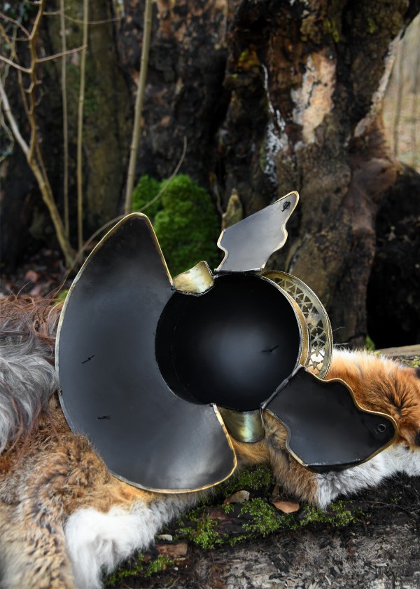 Casque Romain Italic 'H'