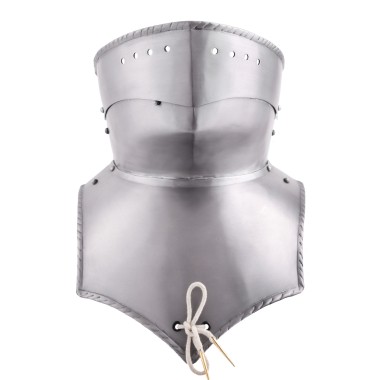 Gorgerin Médiévaux avec bavière, acier 1,2 mm