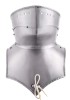 Gorgerin Médiévaux avec bavière, acier 1,2 mm