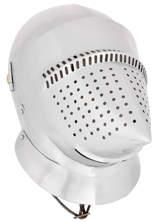 Casque Hundsgugel, vers 1400, acier de 2 mm