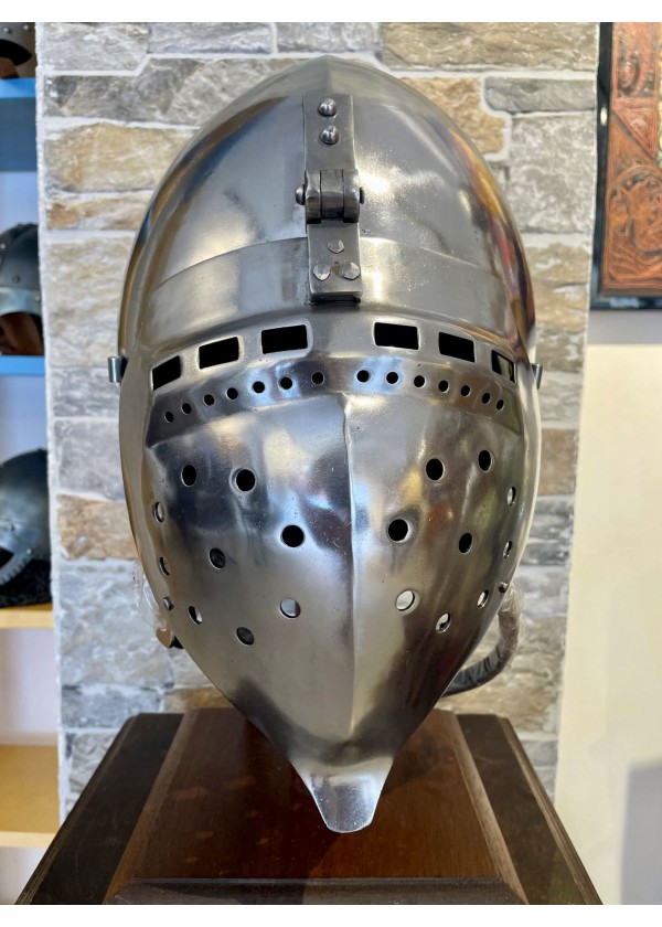 Casque Bassinet Médiéval, acier 2mm