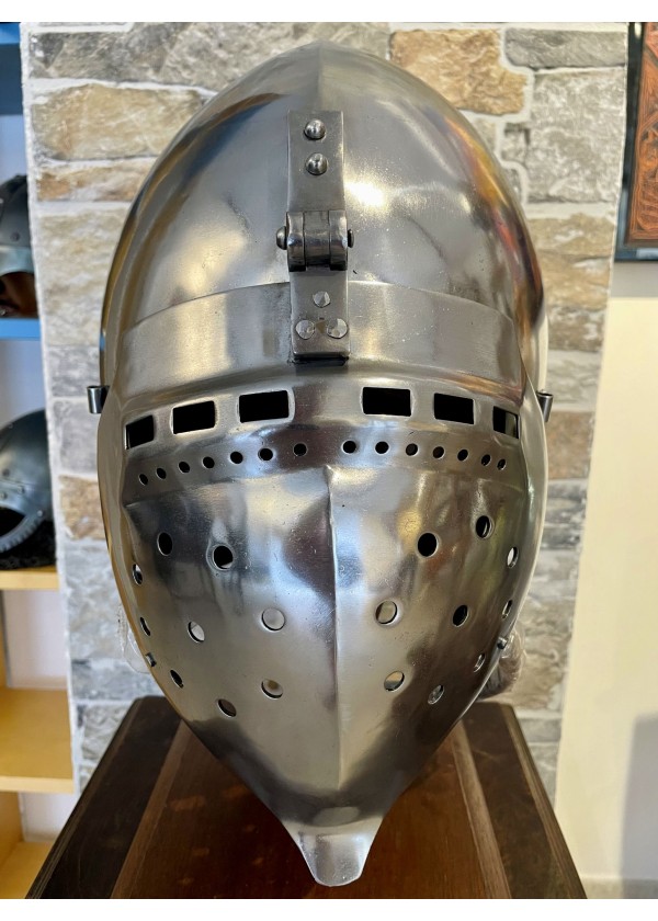 Casque Bassinet Médiéval, acier 2mm